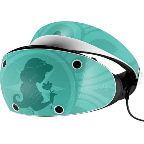 Disney Aladdin Princess Jasmine Silhouette Flower PlayStation VR2 Skin