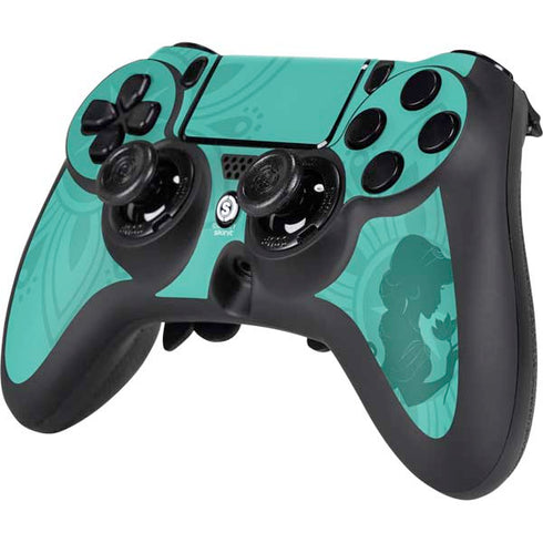 Disney Aladdin Princess Jasmine Silhouette Flower PS4/PC SCUF Impact Controller Skin