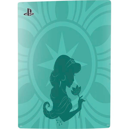 Disney Aladdin Princess Jasmine Silhouette Flower PS5 Bundle Skin