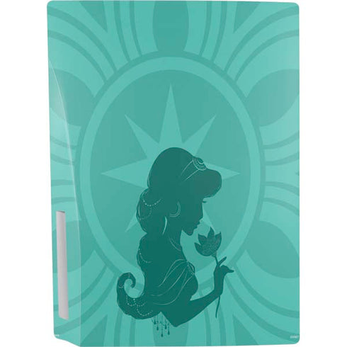 Disney Aladdin Princess Jasmine Silhouette Flower PS5 Bundle Skin