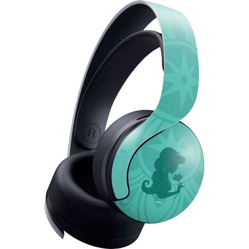Disney Aladdin Princess Jasmine Silhouette Flower PULSE 3D Wireless Headset for PS5 Skin