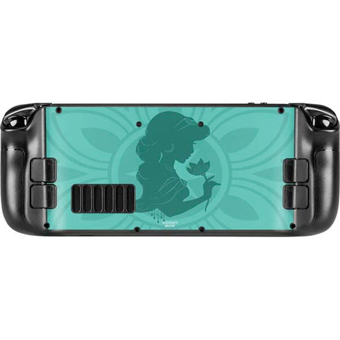 Disney Aladdin Princess Jasmine Silhouette Flower Steam Deck Handheld Gaming Computer Skin