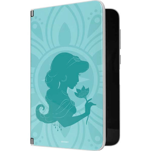 Disney Aladdin Princess Jasmine Silhouette Flower Surface Duo Skin