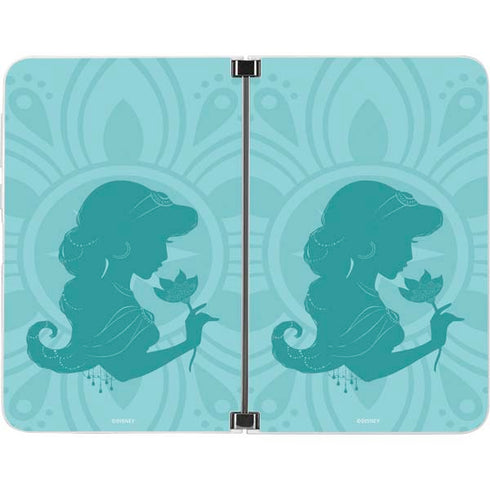 Disney Aladdin Princess Jasmine Silhouette Flower Surface Duo Skin