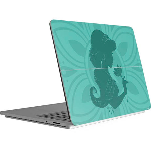 Disney Aladdin Princess Jasmine Silhouette Flower Surface Laptop Studio Skin
