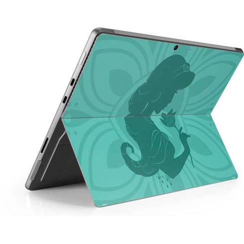Disney Aladdin Princess Jasmine Silhouette Flower Surface Pro 9 Skin