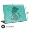 Disney Aladdin Princess Jasmine Silhouette Flower Universal Laptop 11in (8.8 x 6.2in) Skin