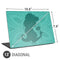 Disney Aladdin Princess Jasmine Silhouette Flower Universal Laptop 13in (10.6 x 7.6in) Skin