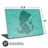 Disney Aladdin Princess Jasmine Silhouette Flower Universal Laptop 17in (13.8 x 10in) Skin