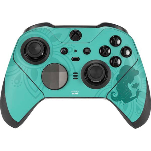 Disney Aladdin Princess Jasmine Silhouette Flower Xbox Elite Wireless Controller Series 2 Skin