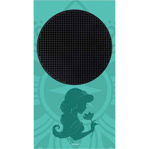 Disney Aladdin Princess Jasmine Silhouette Flower Xbox Series S Console Skin