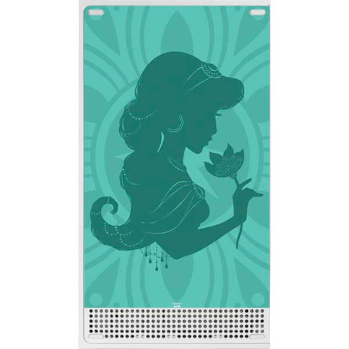 Disney Aladdin Princess Jasmine Silhouette Flower Xbox Series S Console Skin