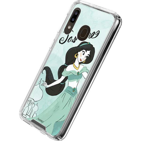 Disney Princess Jasmine Art Galaxy A30 Clear Case