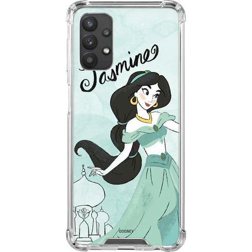 Disney Princess Jasmine Art Galaxy A32 5G Clear Case