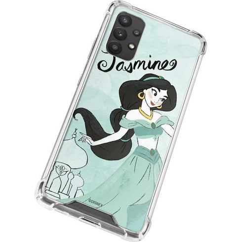 Disney Princess Jasmine Art Galaxy A32 5G Clear Case