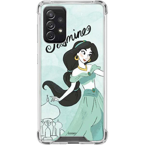 Disney Princess Jasmine Art Galaxy A72 5G Clear Case