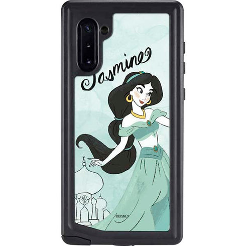 Disney Princess Jasmine Art Galaxy Note 10 Waterproof Case