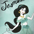 Disney Princess Jasmine Art Galaxy Note 8 Skin