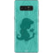 Disney Aladdin Princess Jasmine Silhouette Flower Galaxy Note 8 Skin