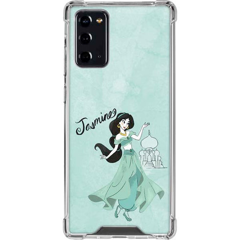Disney Princess Jasmine Art Galaxy Note20 5G Clear Case