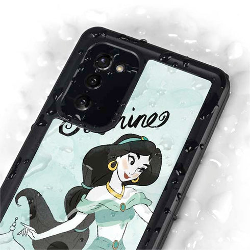 Disney Princess Jasmine Art Galaxy Note20 5G Waterproof Case