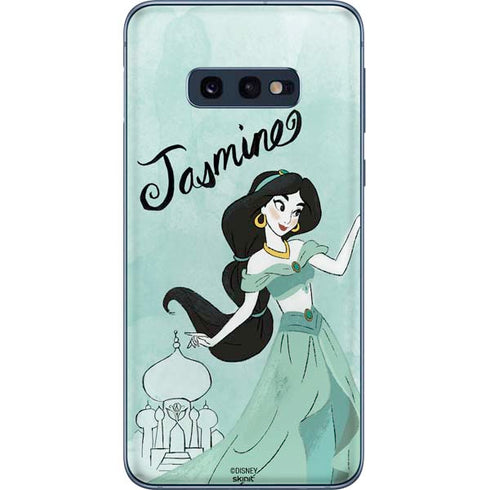 Disney Princess Jasmine Art Galaxy S10e Skin