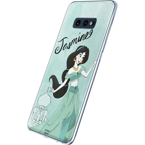 Disney Princess Jasmine Art Galaxy S10e Skin