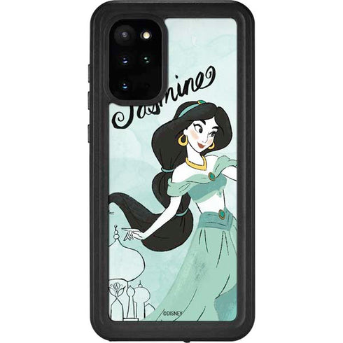 Disney Princess Jasmine Art Galaxy S20 Plus Waterproof Case