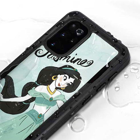 Disney Princess Jasmine Art Galaxy S20 Plus Waterproof Case