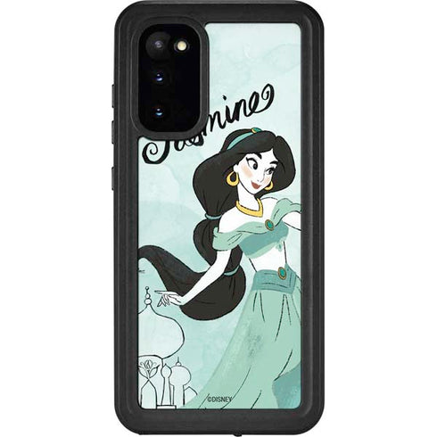 Disney Princess Jasmine Art Galaxy S20 Waterproof Case