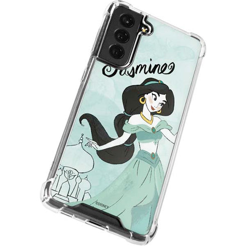 Disney Princess Jasmine Art Galaxy S21 FE Clear Case