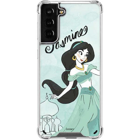 Disney Princess Jasmine Art Galaxy S21 Plus 5G Clear Case