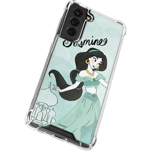 Disney Princess Jasmine Art Galaxy S22 Plus Clear Case