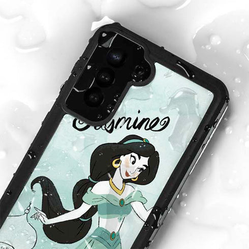 Disney Princess Jasmine Art Galaxy S23 Plus Waterproof Case