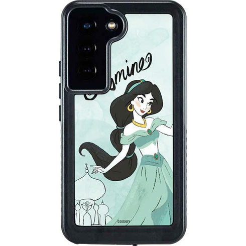 Disney Princess Jasmine Art Galaxy S23 Waterproof Case