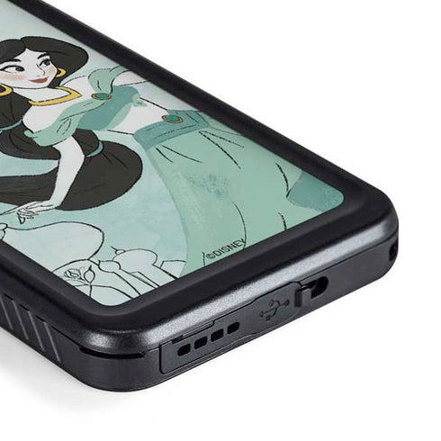 Disney Princess Jasmine Art Galaxy S23 Waterproof Case