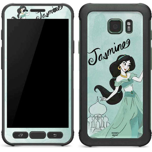 Disney Princess Jasmine Art Galaxy S7 Active Skin