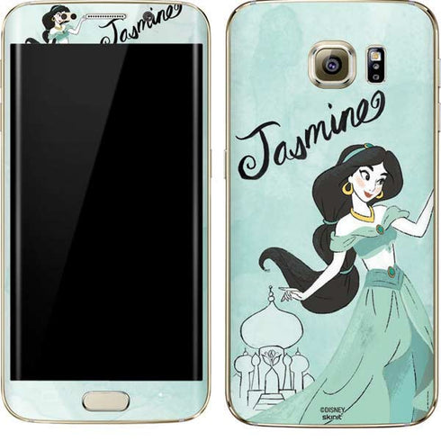 Disney Princess Jasmine Art Galaxy S7 Edge Skin