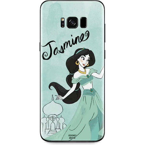 Disney Princess Jasmine Art Galaxy S8 Skin