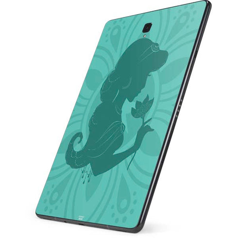 Disney Aladdin Princess Jasmine Silhouette Flower Samsung Galaxy Tab Skin
