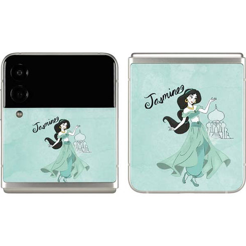 Disney Princess Jasmine Art Galaxy Z Flip3 5G Skin