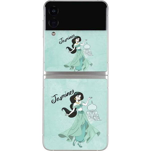 Disney Princess Jasmine Art Galaxy Z Flip3 5G Skin