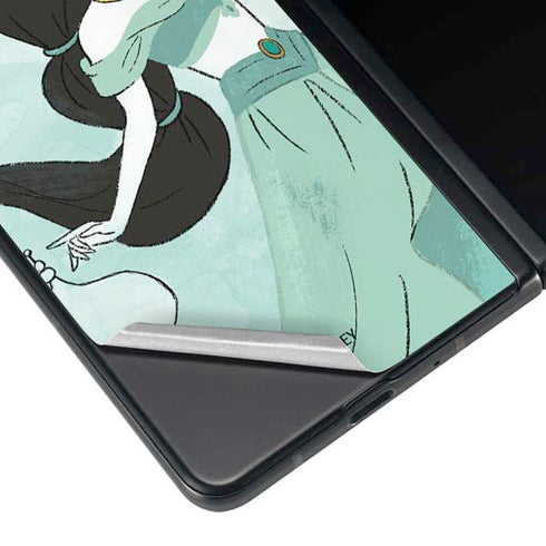 Disney Princess Jasmine Art Galaxy Z Fold3 5G Skin