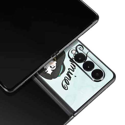 Disney Princess Jasmine Art Galaxy Z Fold3 5G Skin
