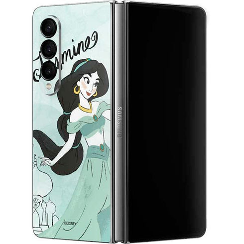 Disney Princess Jasmine Art Galaxy Z Fold4 5G Skin