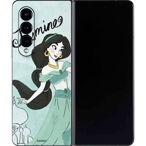 Disney Princess Jasmine Art Galaxy Z Fold4 5G Skin
