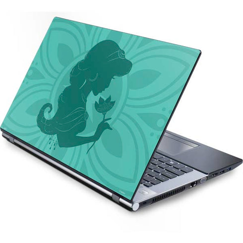 Disney Aladdin Princess Jasmine Silhouette Flower Generic Laptop Skin