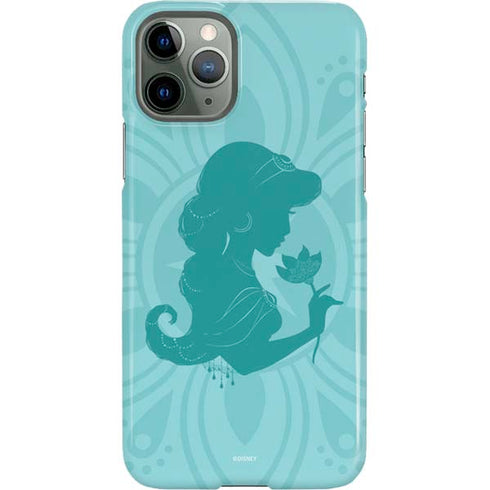 Disney Aladdin Princess Jasmine Silhouette Flower iPhone 11 Pro Lite Case