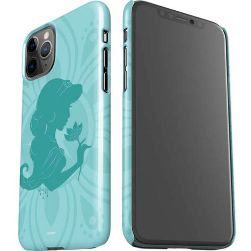 Disney Aladdin Princess Jasmine Silhouette Flower iPhone 11 Pro Lite Case