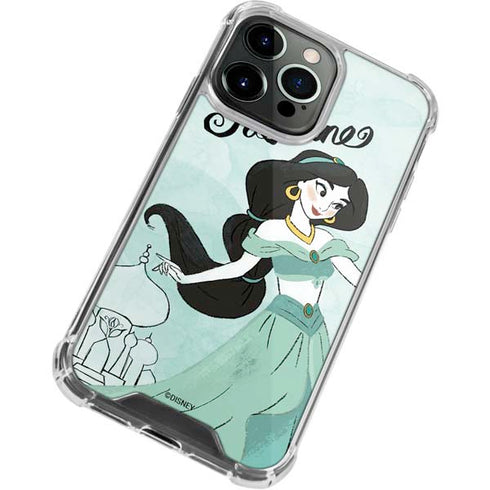 Disney Princess Jasmine Art iPhone 13 Pro Clear Case